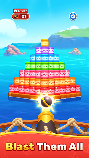 Ocean Block Shoot game screen